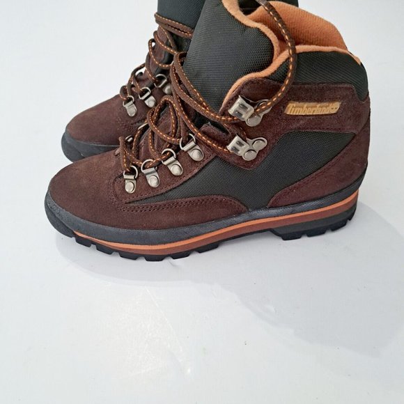 TIMBERLAND Brown Leather & Suede Durable Boots Shoes Size 7M main image 7